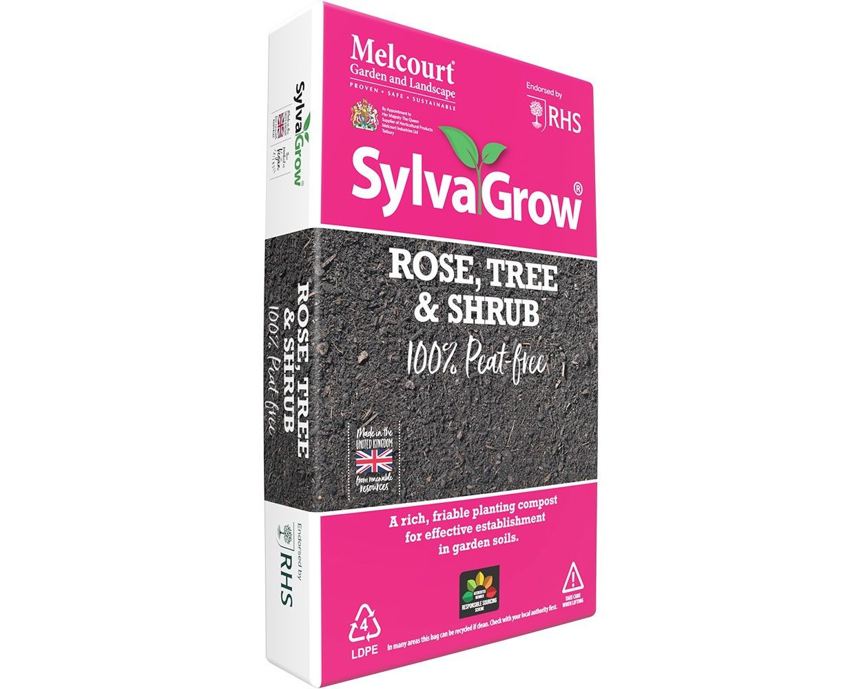 40L SylvaGrow Rose, Tree & Shrub Planting Compost