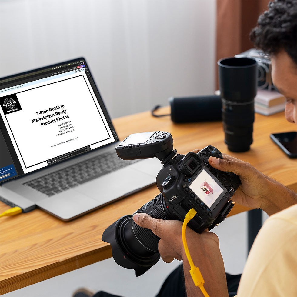 Thumbnail: 7-Step Guide to  Marketplace-Ready  Product Photos