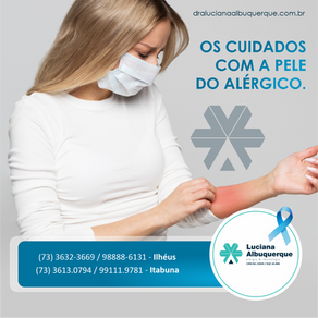 Os cuidados com a pele do alérgico 