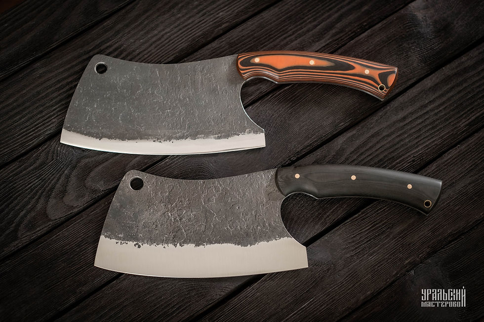 Миниатюра: Охотничья тяпка для разделки мяса с чехлом