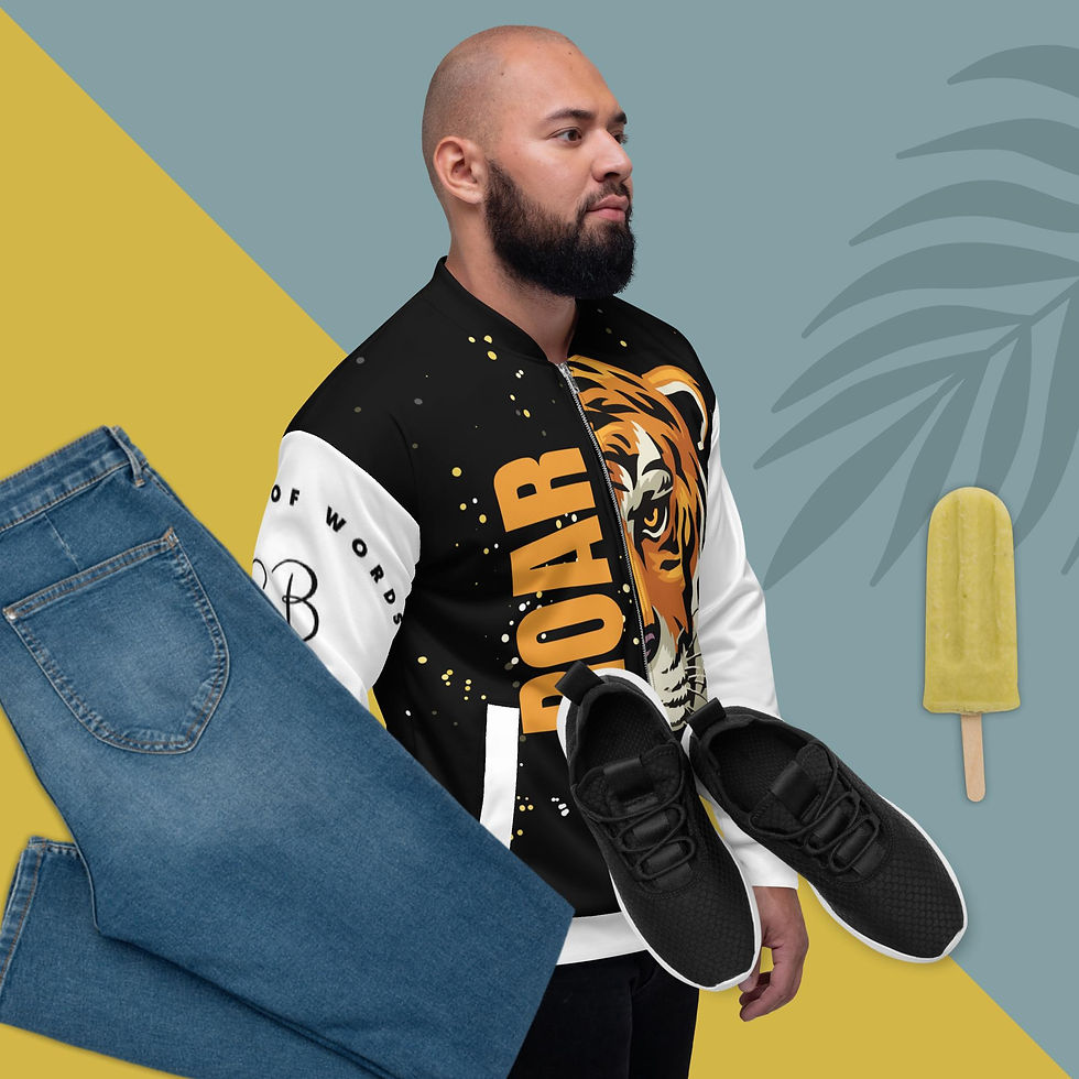Thumbnail: Unisex Roar Bomber Jacket