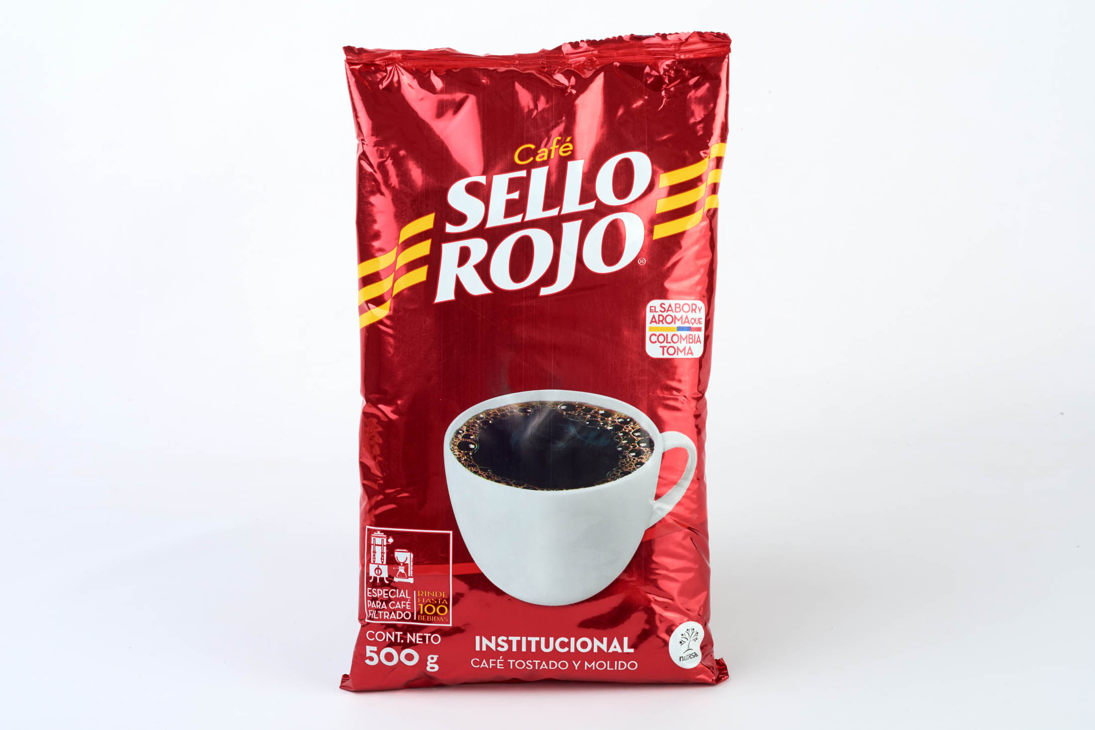 CAFE MOLIDO X500GR SELLO ROJO