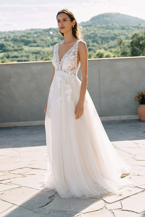 Outlet Brautkleid InWeiß