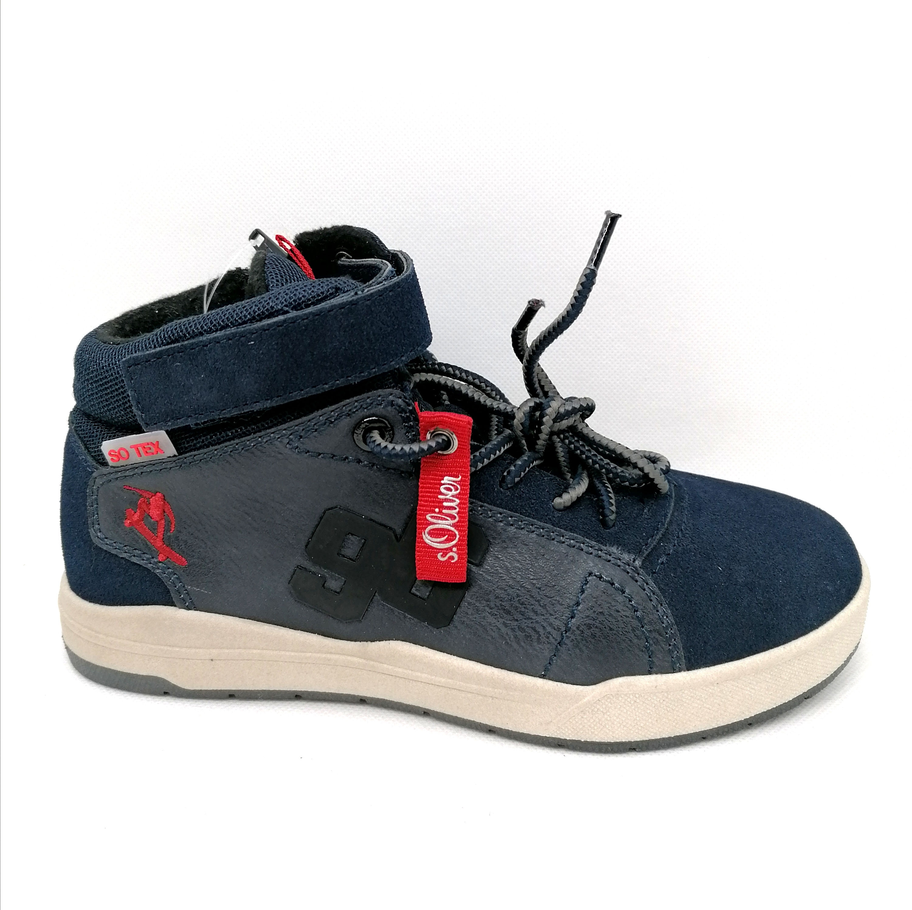 S OLIVER Kinder Highsneaker mit Klettverschluss 