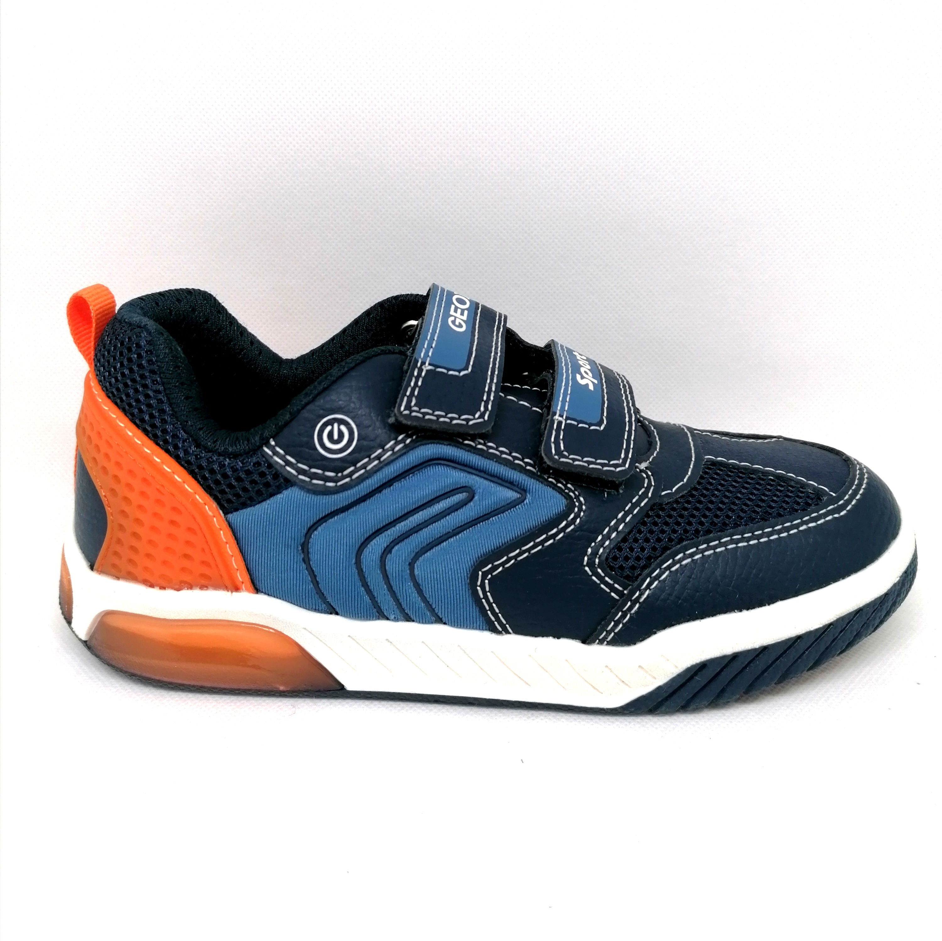 GEOX Kinder Sneaker mit Klettverschluss und Flashlights