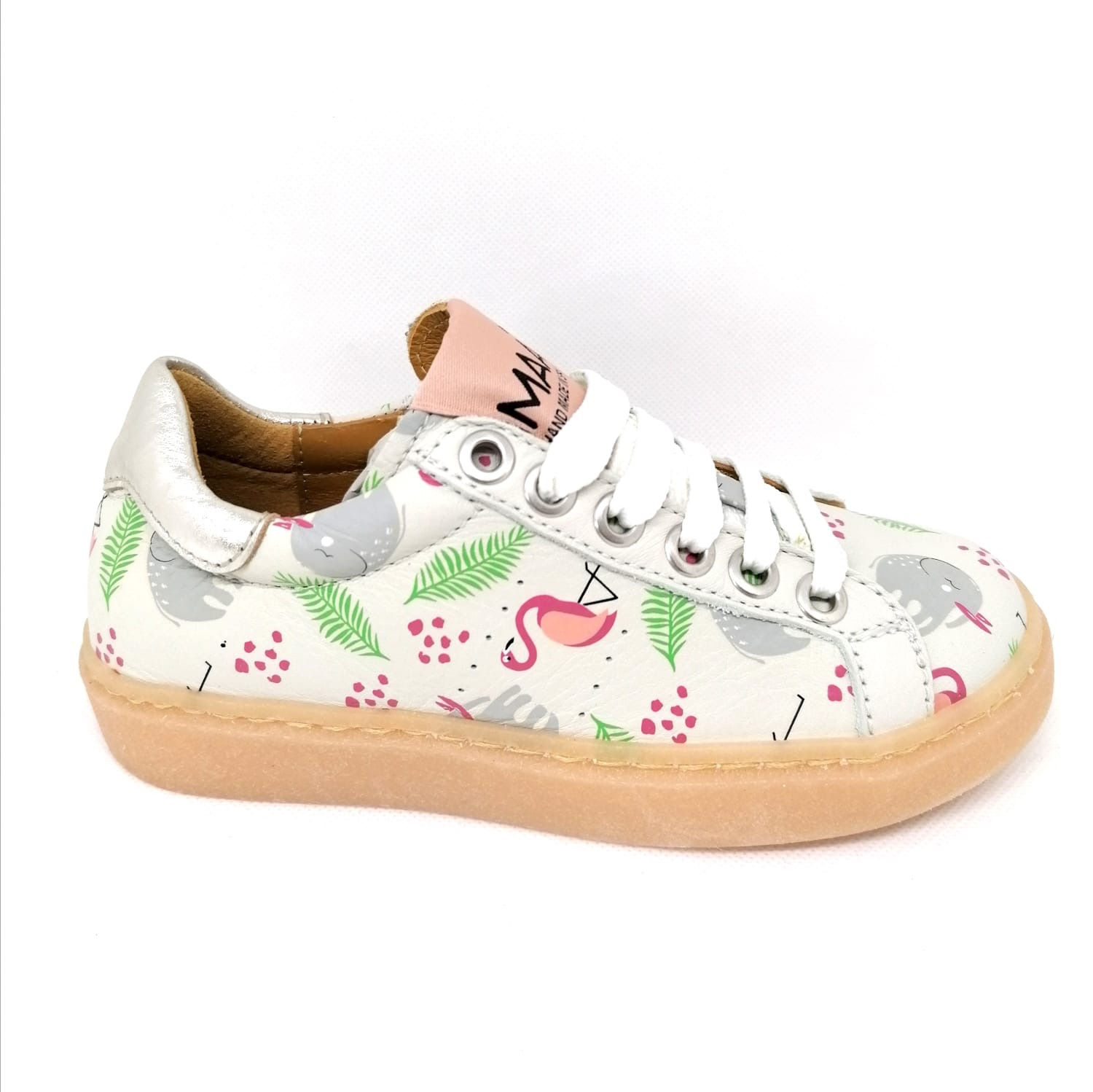 MAA Kinder Mädchen Sneaker Flamingo 