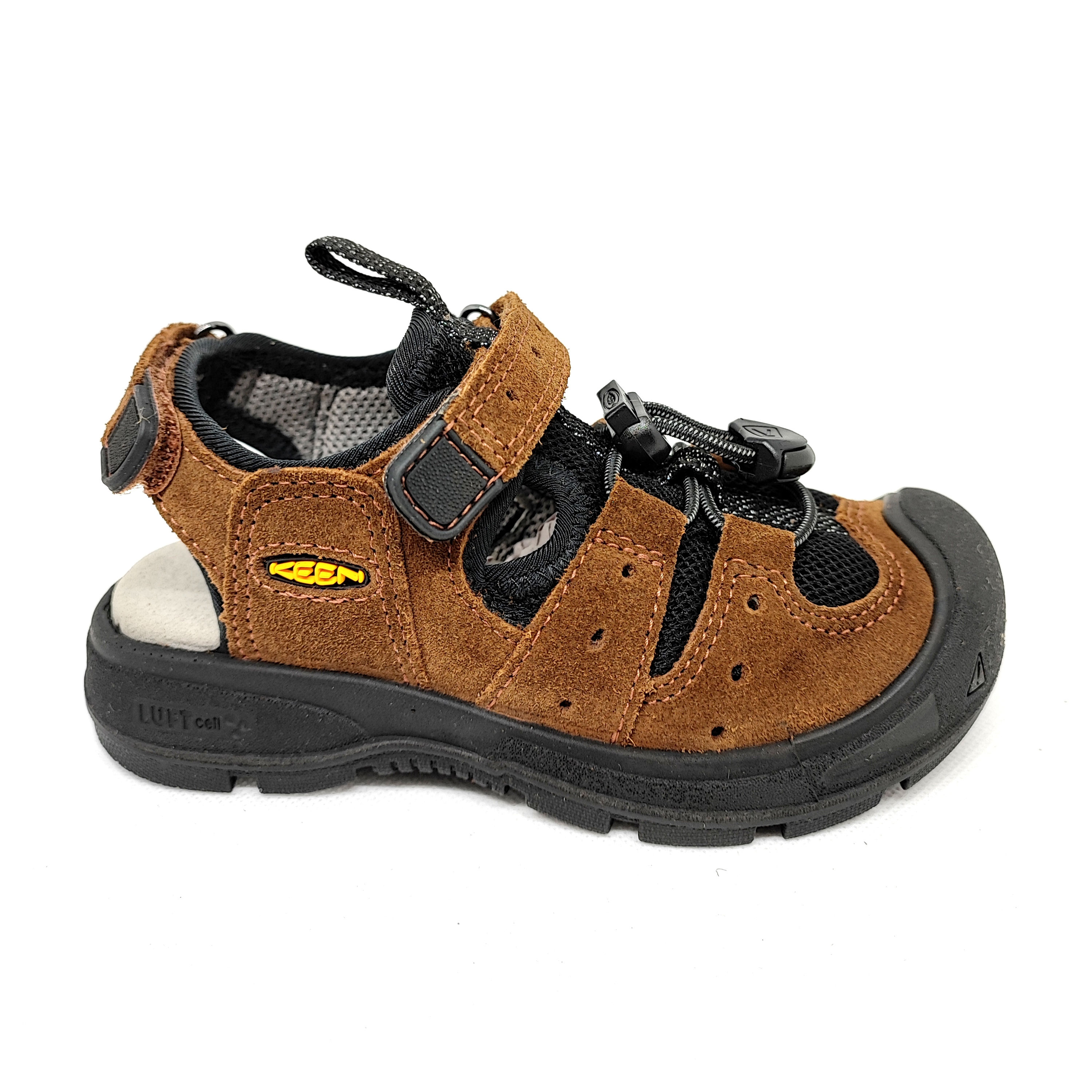 KEEN Kinder Fischsandale mit Klettverschluss und Zehenschutz unisex