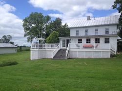 Farmhouse back porch