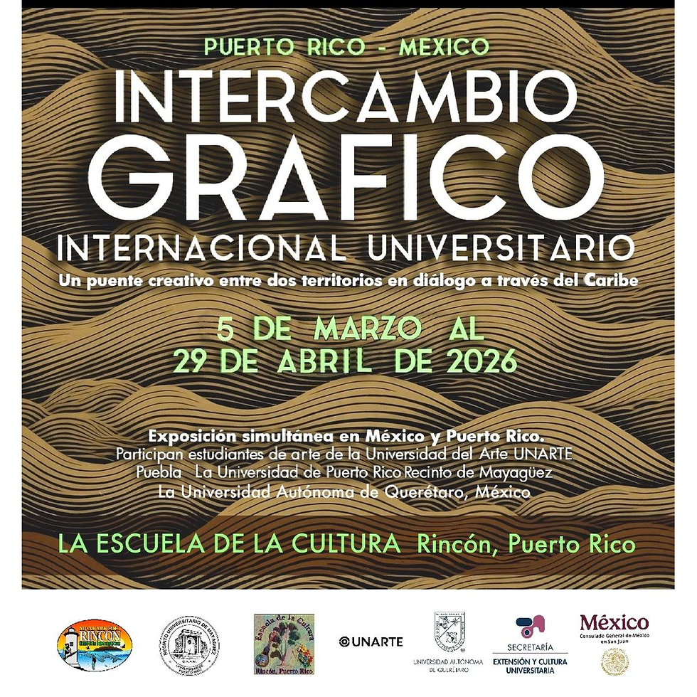 Recorridos guiados | Intercambio gráfico internacional universitario | Exposición simultánea en Puerto Rico y México