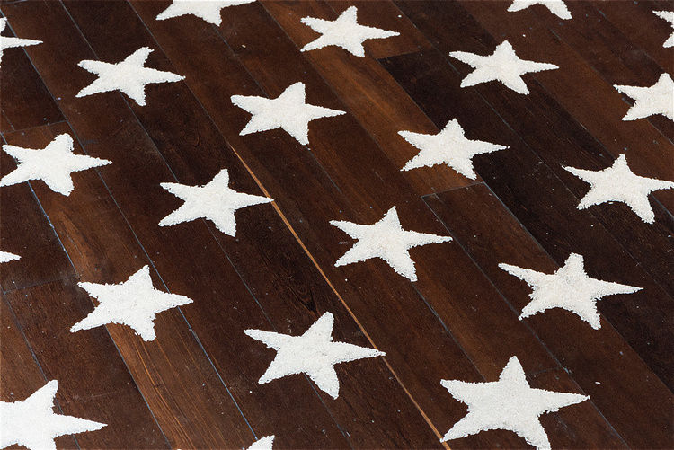 Rosemberg Sandoval, Arrozudo (2005-2006), en la Galería Casas-Riegner, Bogotá. (Foto suministrada por el artista)