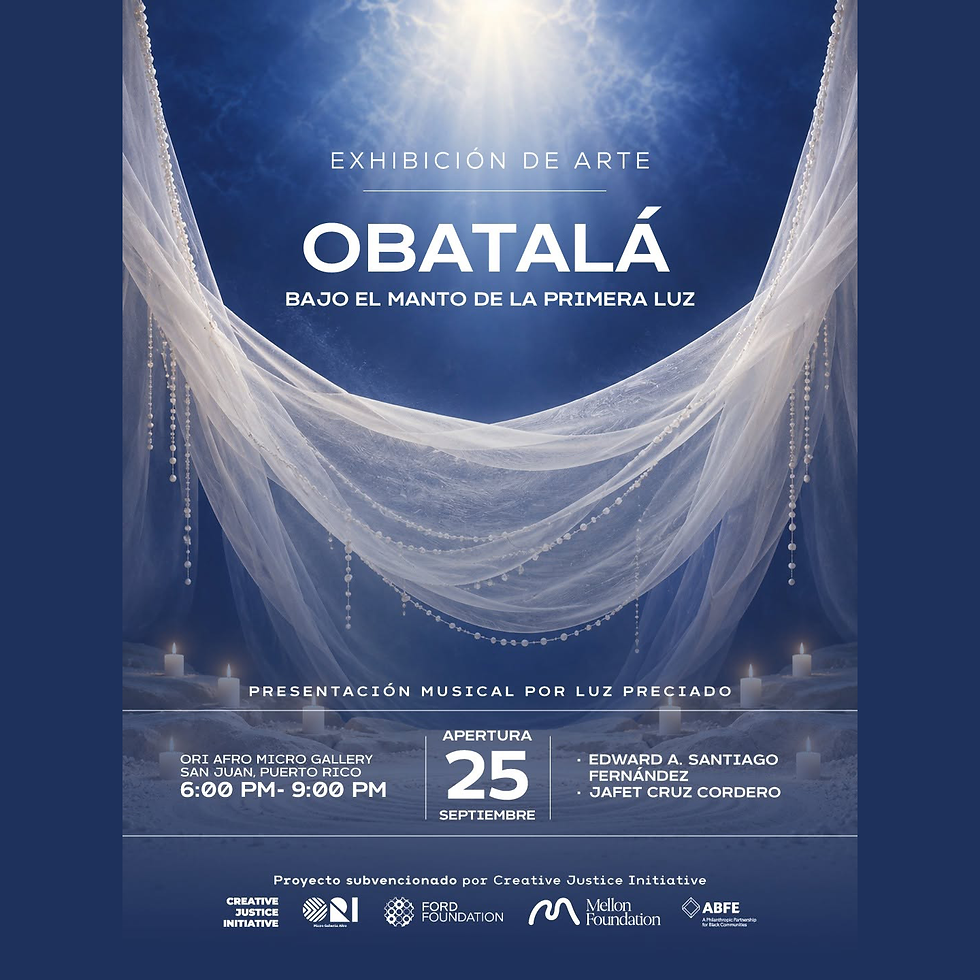 Obatalá: bajo el manto de la primera luz | Edward A. Santiago Fernández y Jafet Cruz Cordero