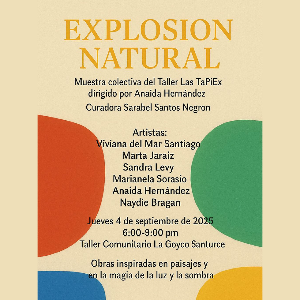 Explosión natural: Taller Las TaPiEx