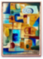 Zilia Sánchez, Sin título (1955), óleo y medio mixto sobre lienzo, 27 1/2" x 19 3/5". Colección de Michael Netsky. (Foto de Gabriel López Albarrán)