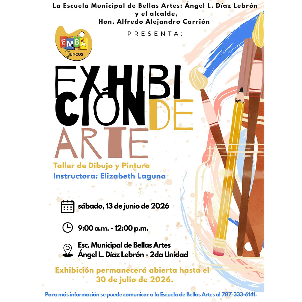 Exhibición de arte | Estudiantes de la Escuela Municipal de Bellas Artes