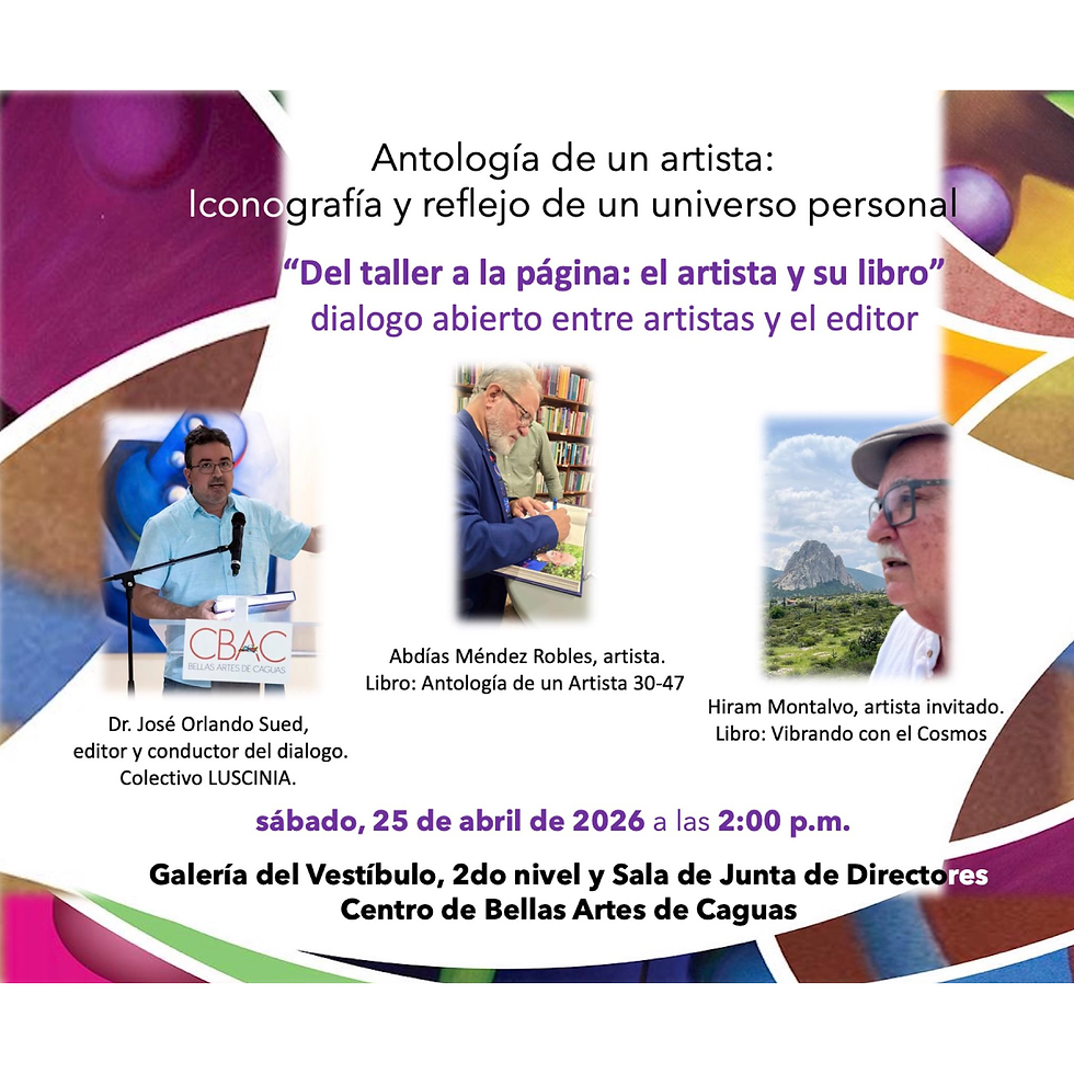Conversatorio: Del taller a la página: el artista y su libro