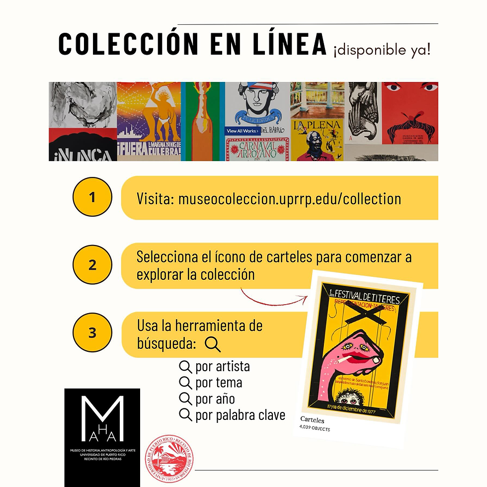 Digitalización de la Colección de Carteles del Museo UPR