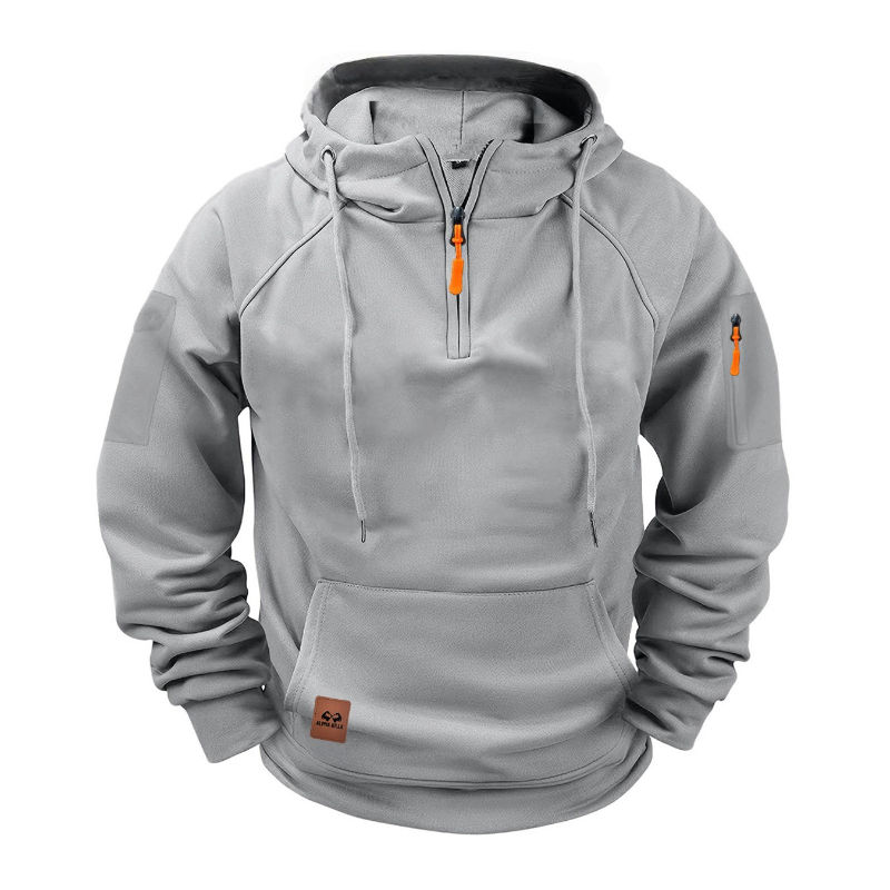 Miniatura: 2025 New Men's Keep Warm Hoodie Streetwear Jacket Long Sleeve Sweatshirts Zipper