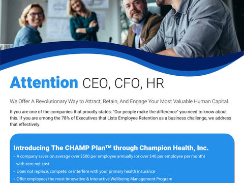 Small Employers Compliment any Health Plan While Giving You Additional Benefits At Zero Net Cost