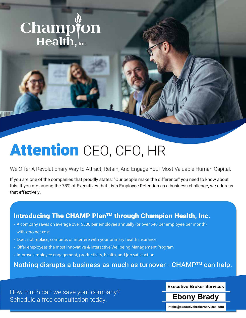 Small Employers Compliment any Health Plan While Giving You Additional Benefits At Zero Net Cost