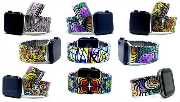 Checkers Kites stainless steel Apple Watch bracelets collection