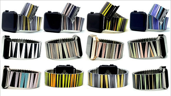 Lines Art stainless steel Apple Watch bracelets collection