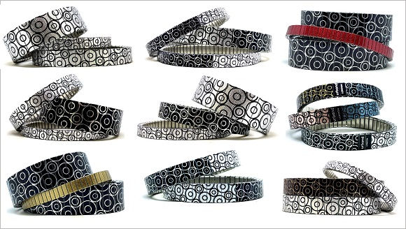 Circles Within stainless steel bracelets collection