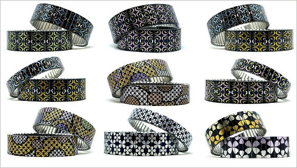 Stars Flowers stainless steel bracelets collection