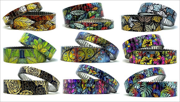 Flowers Garden stainless steel bracelets collection