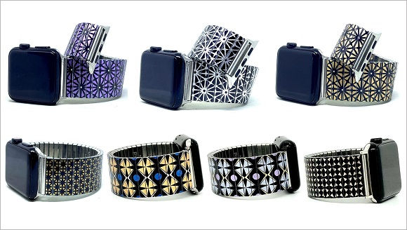 Stars Triangled stainless steel Apple Watch bracelets collection