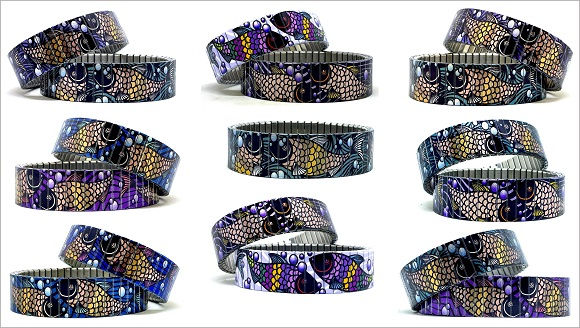 Fish stainless steel bracelets collection