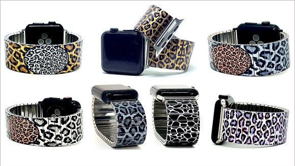 Spots stainless steel Apple Watch bracelets collection