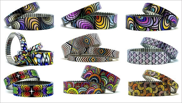 Checkers Kites stainless steel bracelets collection