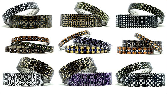 Stars Triangled stainless steel bracelets collection
