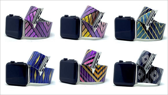 Lisbon Squares stainless steel Apple Watch bracelets collection