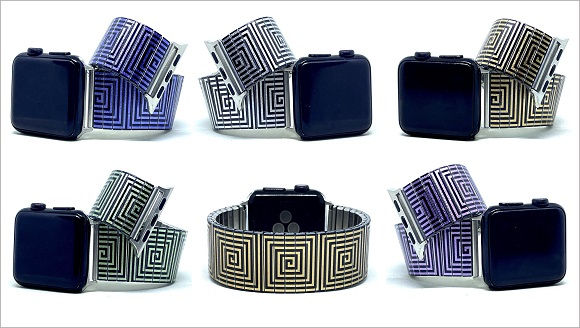 Squares Cool stainless steel Apple Watch bracelets collection