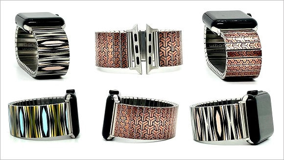 Polygon Tiles stainless steel Apple Watch bracelets collection