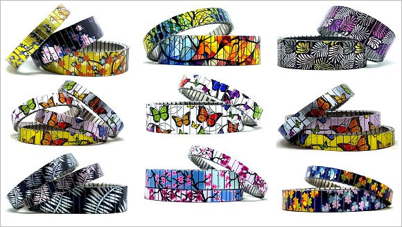 Cool Blossom stainless steel bracelets collection