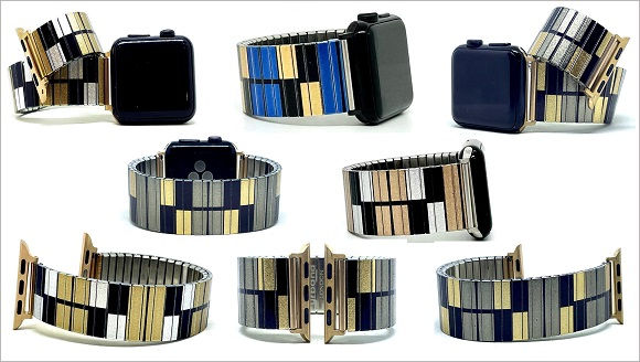 Squares Party stainless steel Apple Watch bracelets collection