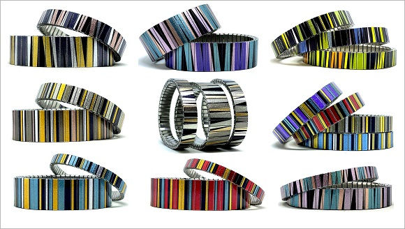 Lines Art stainless steel bracelets collection