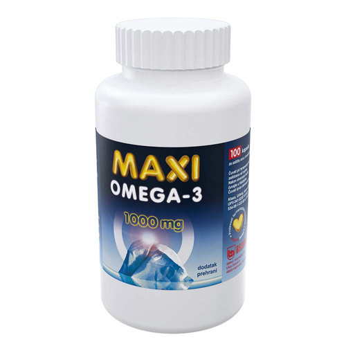Maxi omega-3 cps. 100x1000mg | Apoteka Selen