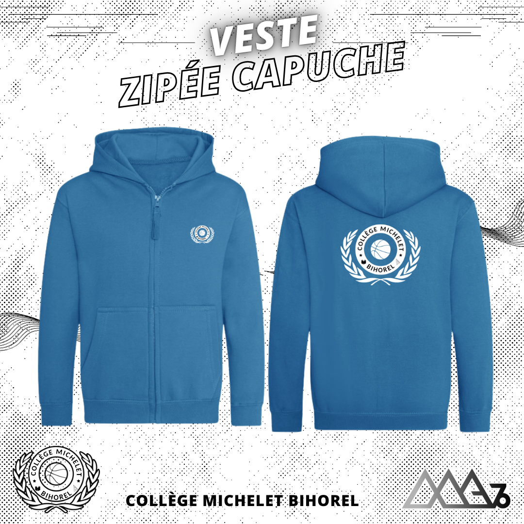 Veste zipée capuche - MICHELET