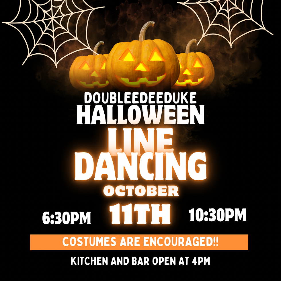 Halloween Line Dancing with Doubledeeduke
