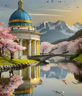 Firefly iconic architecture museum with landscape 78188.jpg