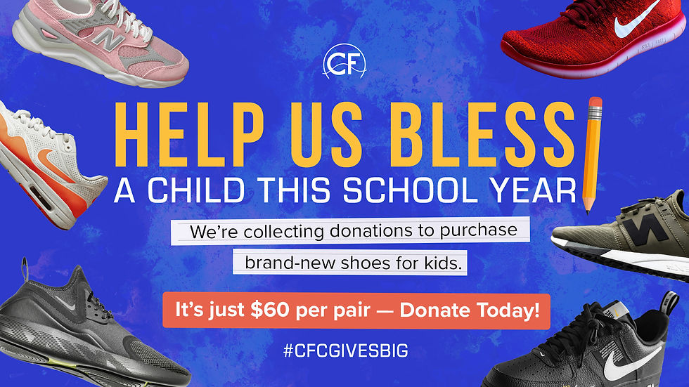 Back to School Shoe Drive
