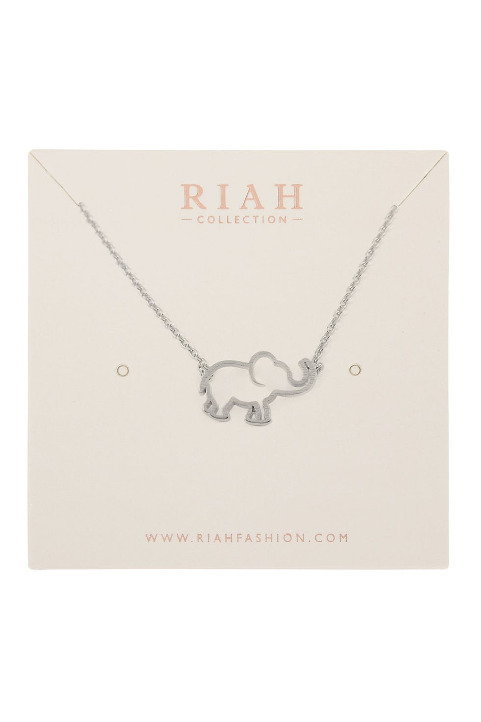 Thumbnail: Hdnc3n82 - Elephant Cast Pendant Necklace