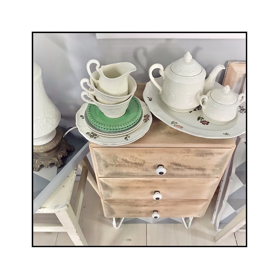 Miniature : set thé vintage, duo.
