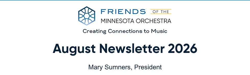 August Newsletter 2026 Mary Sumners, President