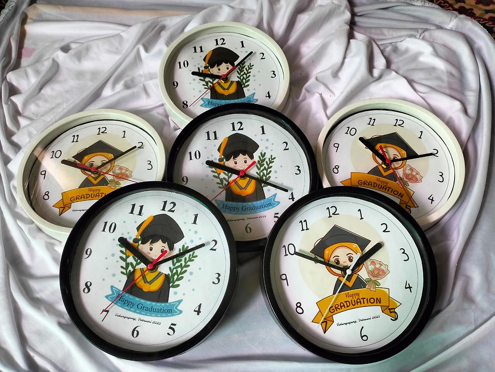 Thumbnail: Jam Dinding Custom 19cm