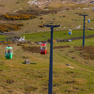 The Great Orme Cable Cars, Llandudno, North Wales