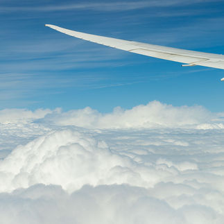 5 miles high in the fluffy clouds. A different world!